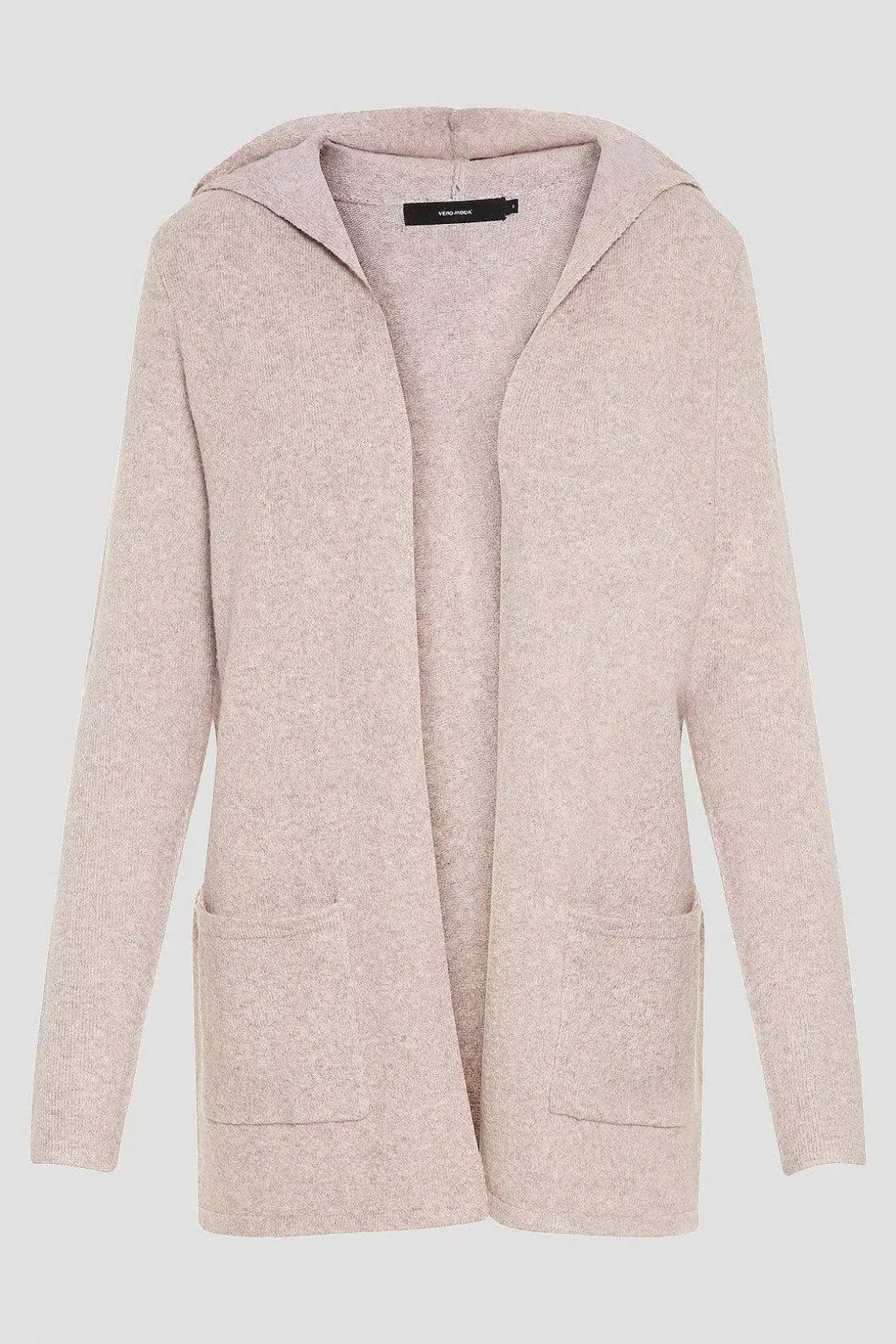 Vero Moda Curve Pink Hooded Cardigan Clearance