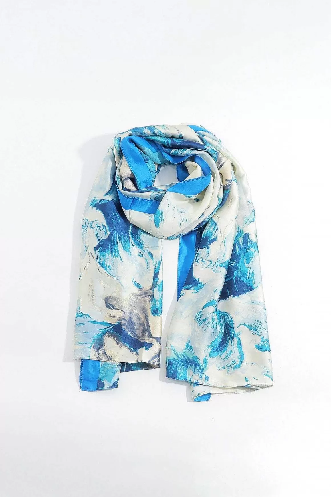 SOUL Accessories Watercolour Scarf In Blue Best