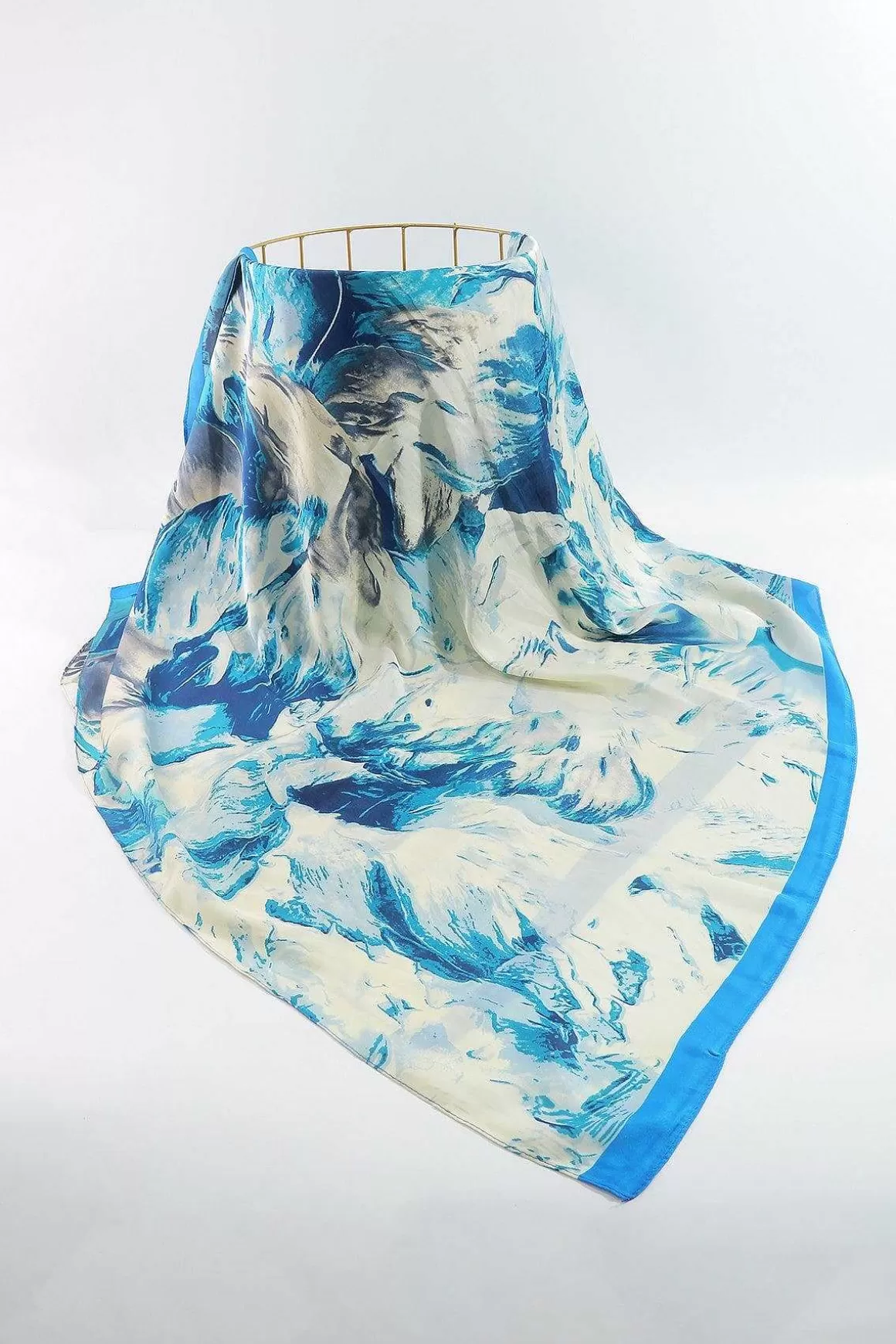 SOUL Accessories Watercolour Scarf In Blue Best