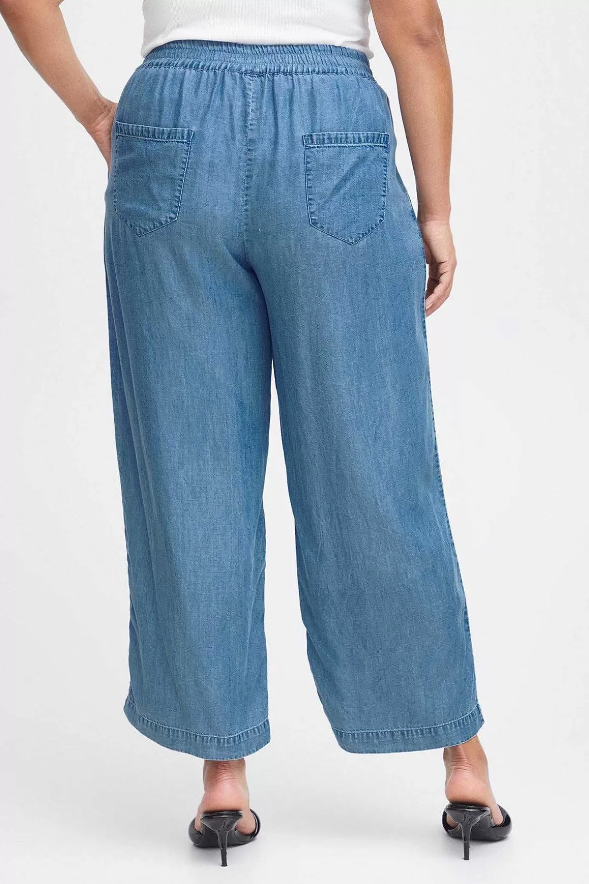 Simple Wish Wide Leg Jeans In Denim Best