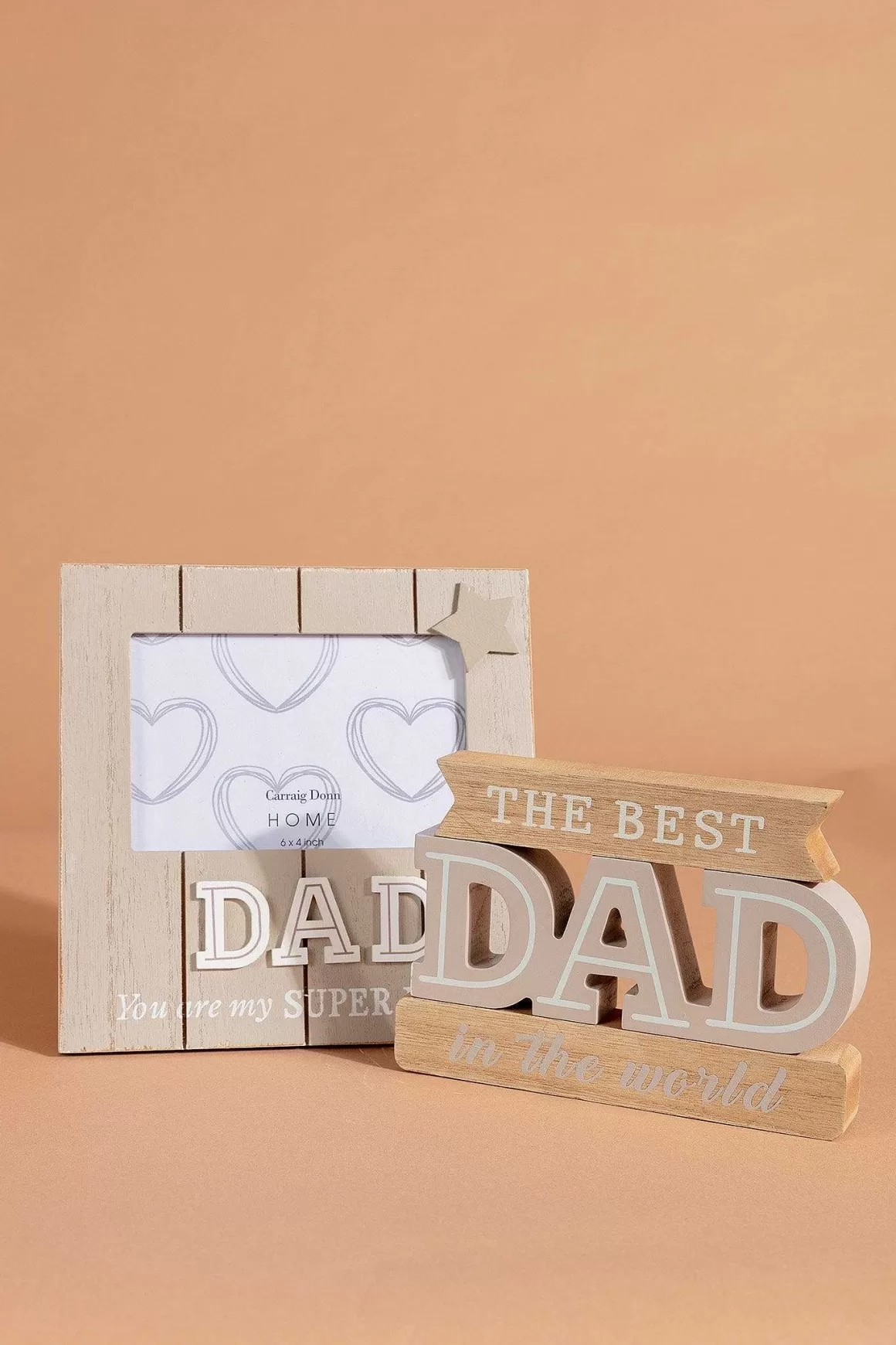 Carraig Donn HOME Wooden Dad Photo Frame New